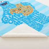 クッキーのモンスターパターンの塗りつぶし シェルパブランケット (3/4)