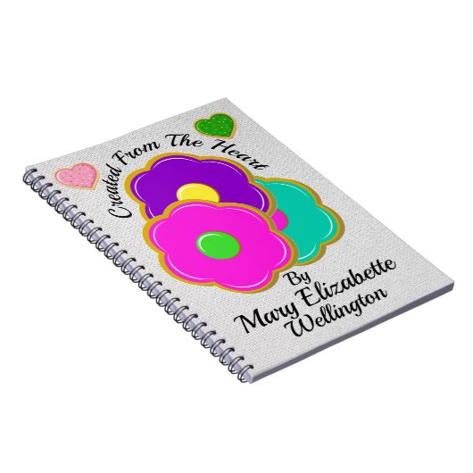 クッキーの作成者… ノートブック (右側)