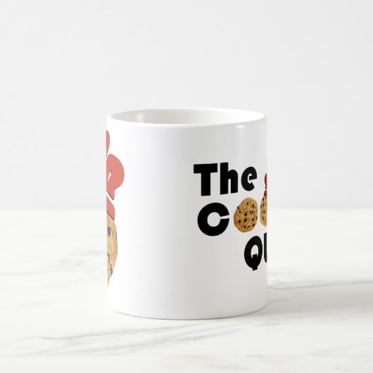 クッキーの女王マグかガラス コーヒーマグカップ (中央)