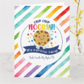 クッキーの好意ギフト夏の休暇 カード (黄色い花)