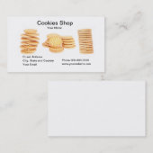 クッキーの店の名刺 名刺 (正面/裏面)