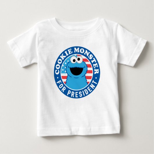 クッキーの怪物大統領 ベビーTシャツ (正面)