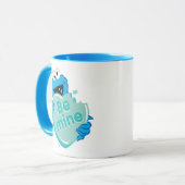 クッキーの怪物「自分のもの」バレンタインのハート・キャンディ マグカップ (正面左)