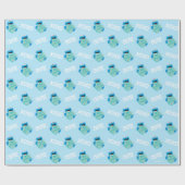 クッキーの怪物「自分のもの」バレンタインのハート・キャンディ ラッピングペーパー (フラット)