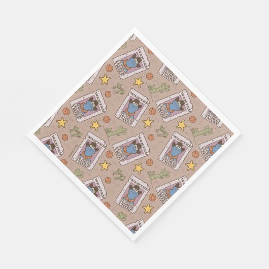 クッキーの怪獣が欲しがるパターン スタンダードランチョンナプキン (角)