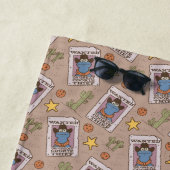 クッキーの怪獣が欲しがるパターン ビーチタオル (インサイチュ)