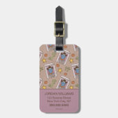 クッキーの怪獣が欲しがるパターン ラゲッジタグ (正面縦)