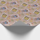 クッキーの怪獣が欲しがるパターン ラッピングペーパー (角)