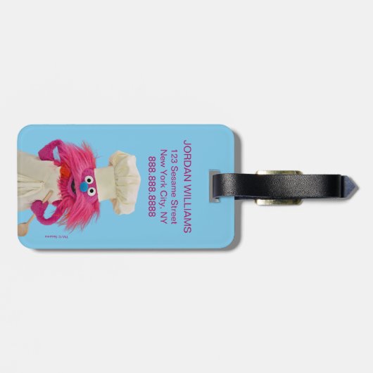 クッキーの怪獣食用トラック |ゴーナーポーズ ラゲッジタグ (裏面横)