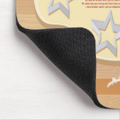 クッキーの星のマウスパッド マウスパッド (コーナー)