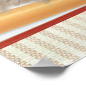 クッキーの瓶のポスターに載っていたペキン人 ポスター (角)