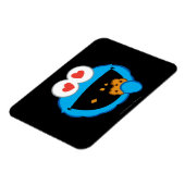 クッキーの笑顔顔とハートの目 マグネット (左側)