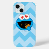 クッキーの笑顔顔とハートの目 Case-Mate iPhoneケース (裏面)