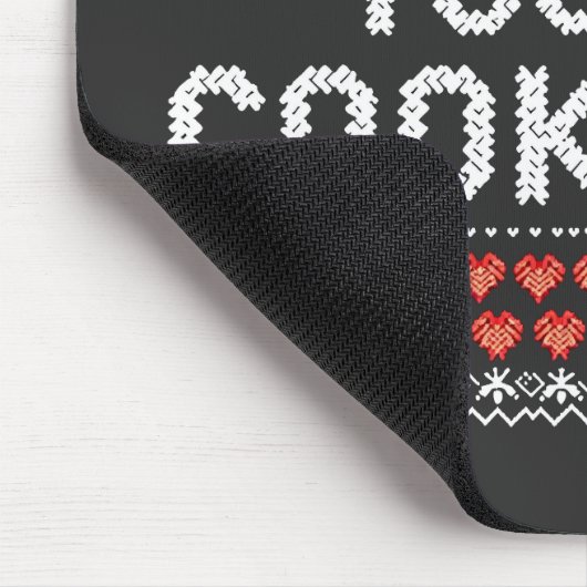 クッキーの醜いクリスマスセーターを削除する マウスパッド (コーナー)