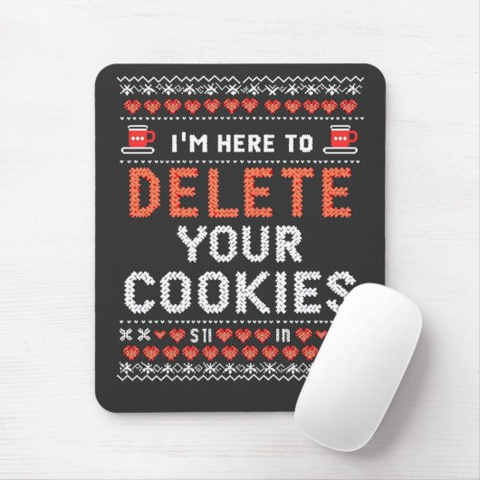 クッキーの醜いクリスマスセーターを削除する マウスパッド (マウス)