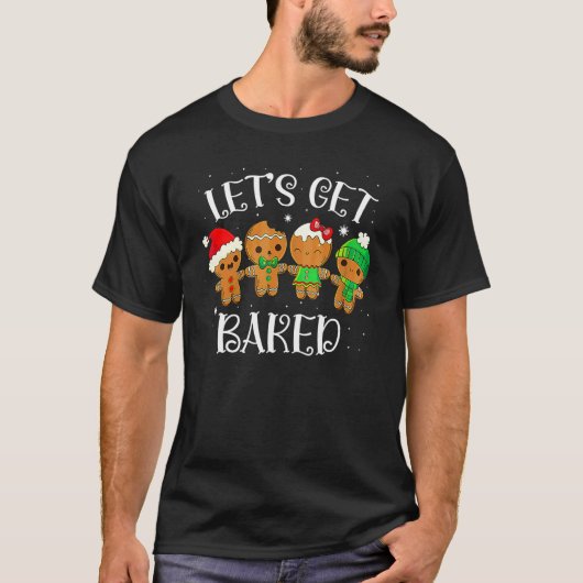 クッキーの雑草のクリスマス みにくいセーター Tシャツ (正面)