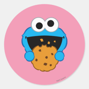 クッキーの顔 ラウンドシール