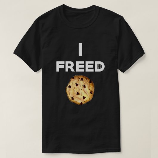 クッキーのTシャツを脱いだ Tシャツ (デザイン正面)