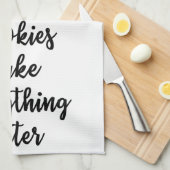 クッキーはすべてによりよいタオルをします キッチンタオル (四つ折り)