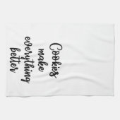 クッキーはすべてによりよいタオルをします キッチンタオル (横)