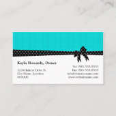 クッキーはターコイズをぽんと鳴らします 名刺 (裏面)