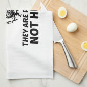 クッキーは人間を嫌う キッチンタオル (四つ折り)