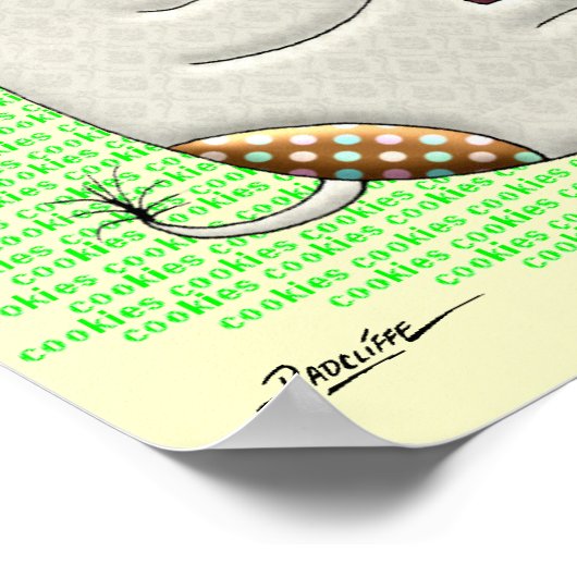 クッキーは生きる価値のある生活を ポスター (角)