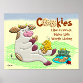 クッキーは生きる価値のある生活を ポスター (正面)
