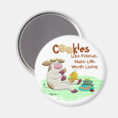 クッキーは生きる価値のある生活を マグネット (正面/裏面)