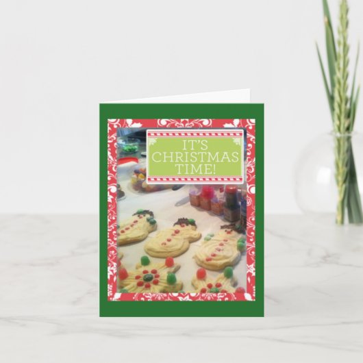 「クッキーをお願い」ノートカード シーズンカード (正面)