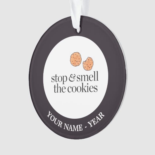 クッキーをストップ及びかいで下さい オーナメント (正面)