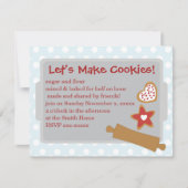 クッキーを作ろう 招待状 (正面)