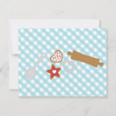 クッキーを作ろう 招待状 (裏面)