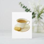 クッキーを使ったお茶 ポストカード (スタンド正面)