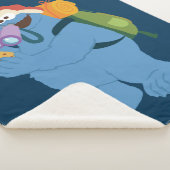 クッキーを探しているクッキーモンスター シェルパブランケット (3/4)