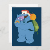 クッキーを探しているクッキーモンスター ポストカード (正面/裏面)