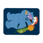 クッキーを探しているクッキーモンスター マグネット (横)