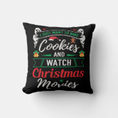 クッキーを焼いてクリスマスムービーを見る クッション (正面)
