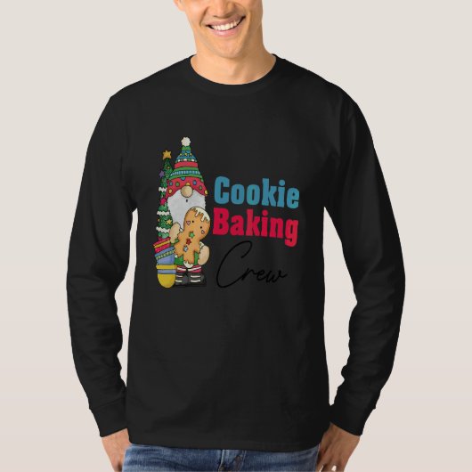 クッキーを焼くクルー Tシャツ (正面)