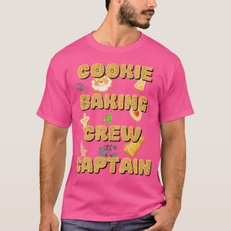 クッキーを焼くチームキャプテンテスターマッチ家族マット Tシャツ