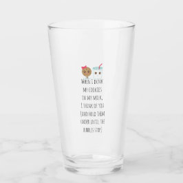 クッキーを落とすと下に置く タンブラーグラス