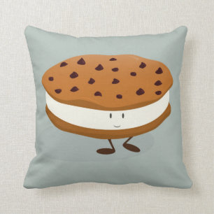 クッキーアイスサンドイッチキャラクター クッション