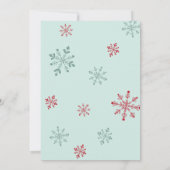 クッキーアンドココアホリデーパーティー招待状 招待状 (裏面)