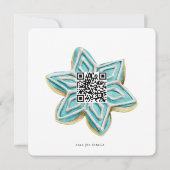 クッキーアンドココアホリデーパーティー招待状 招待状 (裏面)