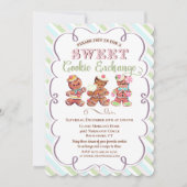クッキーエクスチェンジホリデーパーティー招待状 招待状 (正面)
