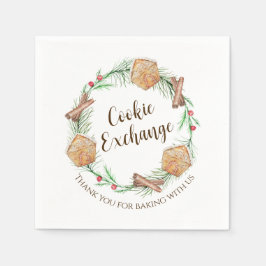 クッキーエクスチェンジホリデーパーティー スタンダードカクテルナプキン