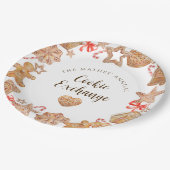 クッキーエクスチェンジホリデーパーティー ペーパープレート (アングル)