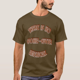クッキーカッターのアメリカ人無し Tシャツ