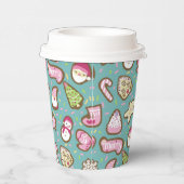 クッキークリスマスターコイズ 紙コップ (右)