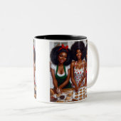 「クッキークルーゴール」マグカップ ツートーンマグカップ (正面右)